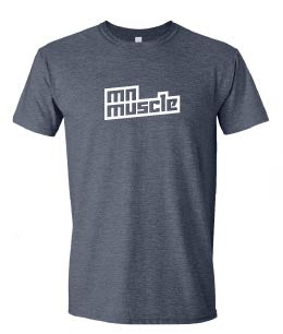 MN Muscle Heather Navy T-Shirt